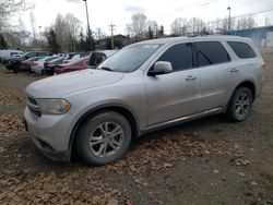 Salvage cars for sale from Copart Anchorage, AK: 2012 Dodge Durango Crew