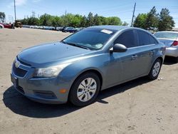 Carros salvage a la venta en subasta: 2012 Chevrolet Cruze LS