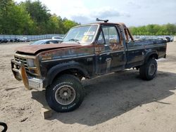 Salvage cars for sale at Lyman, ME auction: 1986 Ford F150