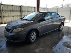 Salvage cars for sale from Copart Homestead, FL: 2009 Toyota Corolla Base