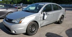 Salvage cars for sale from Copart Ellwood City, PA: 2011 Ford Focus SES