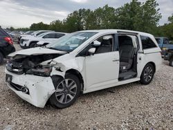 Salvage cars for sale from Copart Houston, TX: 2014 Honda Odyssey Touring