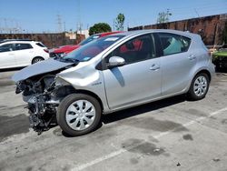 Salvage cars for sale at Wilmington, CA auction: 2012 Toyota Prius C