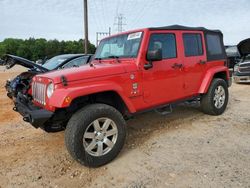 Salvage cars for sale at China Grove, NC auction: 2016 Jeep Wrangler Unlimited Sahara