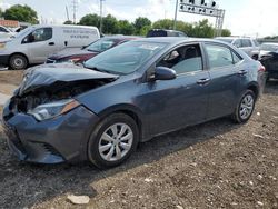 Salvage cars for sale from Copart Columbus, OH: 2016 Toyota Corolla L