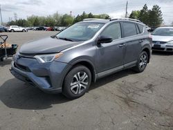 Salvage cars for sale at Denver, CO auction: 2016 Toyota Rav4 LE