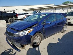 Salvage cars for sale at Louisville, KY auction: 2018 KIA Forte LX