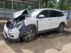 Salvage cars for sale from Copart Austell, GA: 2016 Honda Pilot Elite