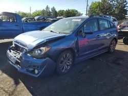 Subaru Impreza Sport Premium salvage cars for sale: 2016 Subaru Impreza Sport Premium