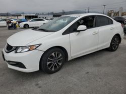 Salvage cars for sale at Sun Valley, CA auction: 2013 Honda Civic EX