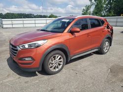 Salvage cars for sale at Dunn, NC auction: 2017 Hyundai Tucson Limited