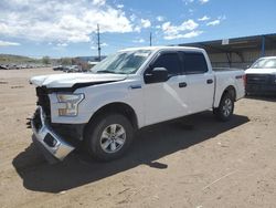 Ford salvage cars for sale: 2015 Ford F150 Supercrew