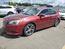 Subaru Legacy 2.5i Limited Vehiculos salvage en venta: 2015 Subaru Legacy 2.5I Limited