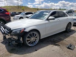 Carros salvage sin ofertas aún a la venta en subasta: 2016 Mercedes-Benz C 300 4matic