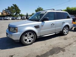 Salvage cars for sale at San Martin, CA auction: 2006 Land Rover Range Rover Sport HSE