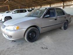 Toyota Corolla ce Vehiculos salvage en venta: 2001 Toyota Corolla CE