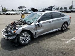 Honda Accord Hybrid exl salvage cars for sale: 2018 Honda Accord Hybrid EXL