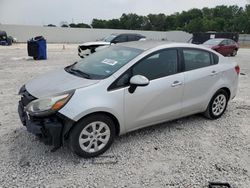 Salvage cars for sale from Copart New Braunfels, TX: 2015 KIA Rio LX
