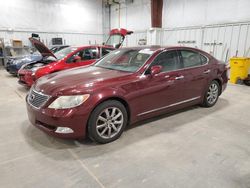 Salvage cars for sale from Copart Milwaukee, WI: 2009 Lexus LS 460