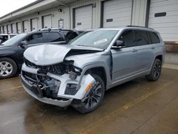 Salvage cars for sale from Copart Louisville, KY: 2021 Jeep Grand Cherokee L Overland