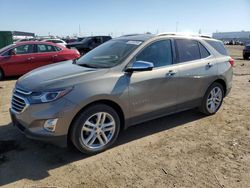 Salvage cars for sale from Copart Brighton, CO: 2018 Chevrolet Equinox Premier
