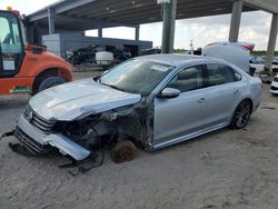 Salvage cars for sale at West Palm Beach, FL auction: 2016 Volkswagen Passat S