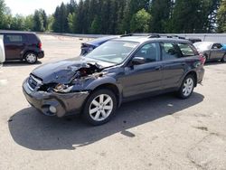 Salvage cars for sale from Copart Arlington, WA: 2007 Subaru Outback Outback 2.5I Limited