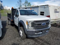 Salvage trucks for sale at Marlboro, NY auction: 2017 Ford F550 Super Duty
