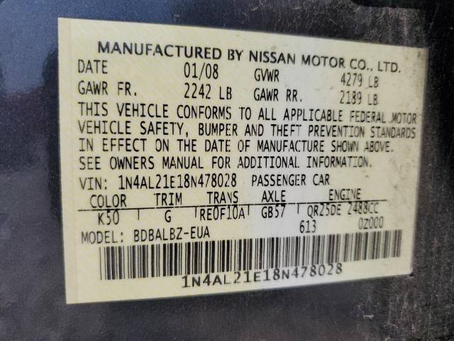 2008 Nissan Altima 2.5