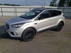 Salvage cars for sale at Dunn, NC auction: 2017 Ford Escape Titanium