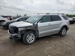 Salvage cars for sale at Indianapolis, IN auction: 2015 Ford Explorer XLT