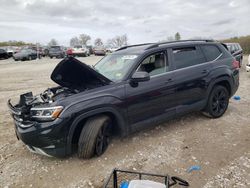 Salvage cars for sale at West Warren, MA auction: 2022 Volkswagen Atlas SE