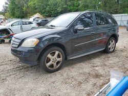 Salvage cars for sale at Knightdale, NC auction: 2007 Mercedes-Benz ML 350