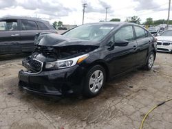 Salvage cars for sale at Chicago Heights, IL auction: 2018 KIA Forte LX