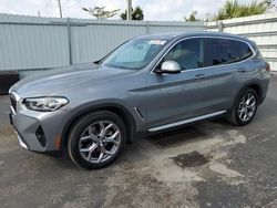 Salvage cars for sale from Copart Miami, FL: 2023 BMW X3 SDRIVE30I