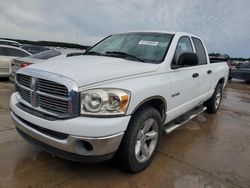 Salvage cars for sale at Grand Prairie, TX auction: 2008 Dodge RAM 1500 ST