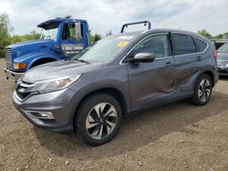 Salvage cars for sale at Columbia Station, OH auction: 2015 Honda CR-V Touring
