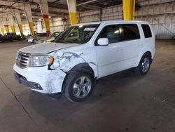 Honda Pilot EXL salvage cars for sale: 2012 Honda Pilot EXL