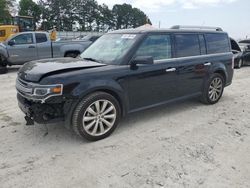 Salvage cars for sale at Loganville, GA auction: 2017 Ford Flex Limited