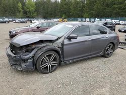 Salvage cars for sale at Graham, WA auction: 2017 Honda Accord Sport Special Edition