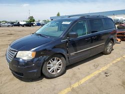 Salvage cars for sale from Copart Woodhaven, MI: 2010 Chrysler Town & Country Touring