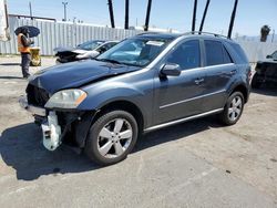 Mercedes-Benz m-Class salvage cars for sale: 2010 Mercedes-Benz ML 350