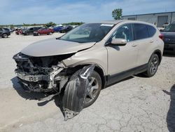 Salvage cars for sale at Kansas City, KS auction: 2018 Honda CR-V EX