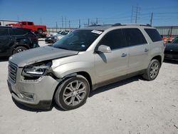 Salvage cars for sale from Copart Haslet, TX: 2013 GMC Acadia SLT-2