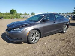 Salvage cars for sale from Copart Columbia Station, OH: 2015 Chrysler 200 S
