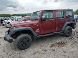 Salvage cars for sale at Duryea, PA auction: 2009 Jeep Wrangler Unlimited X