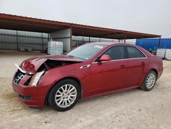 Salvage cars for sale at Andrews, TX auction: 2012 Cadillac CTS