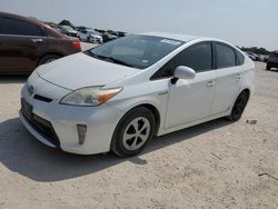 Salvage cars for sale at San Antonio, TX auction: 2013 Toyota Prius