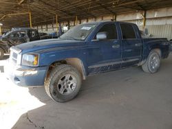 Dodge salvage cars for sale: 2005 Dodge Dakota Quad Laramie