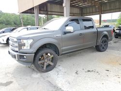 Salvage cars for sale at Gaston, SC auction: 2015 Ford F150 Supercrew